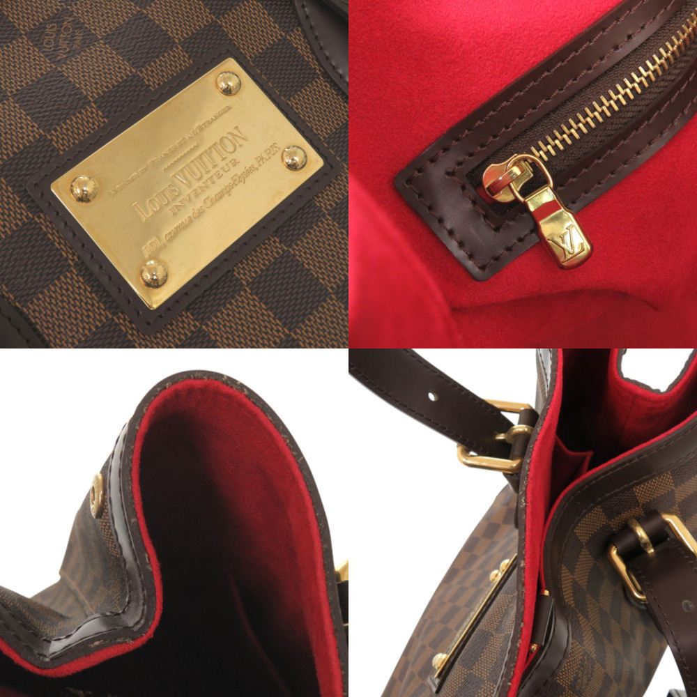 LOUIS VUITTON Authentic Brown Damier Tote Bag - Picture 9 of 10